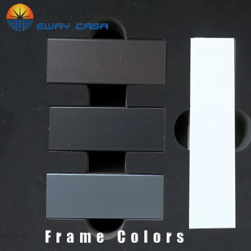 Solar Powered Motorized Honeycomb Shades for Inward-Opening Windows Track Colors