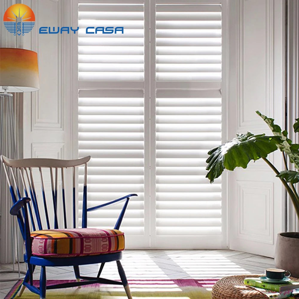 plantation shutters sliding folded door effect 1