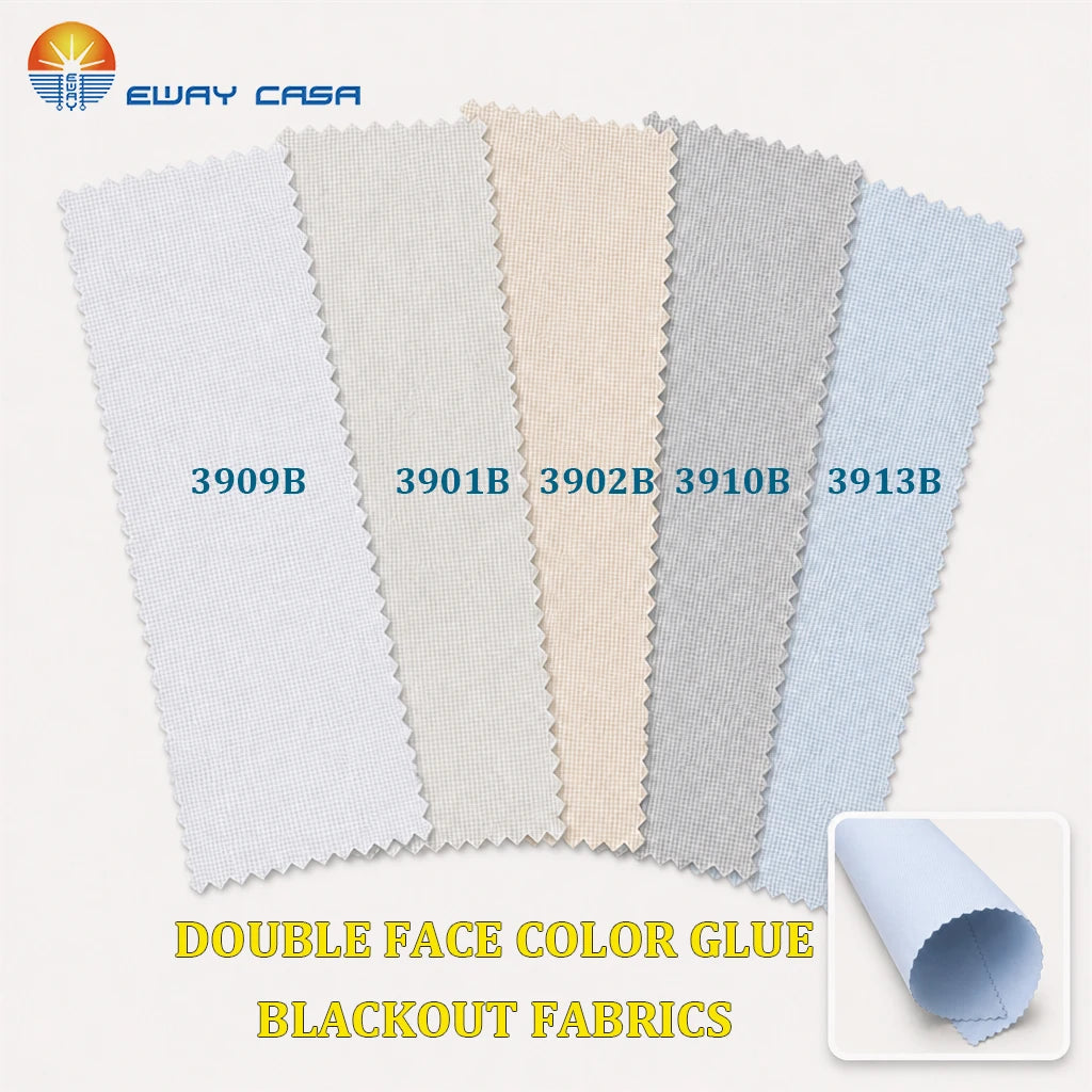 Custom drill-free cordless roller shades blackout fabric options color foam