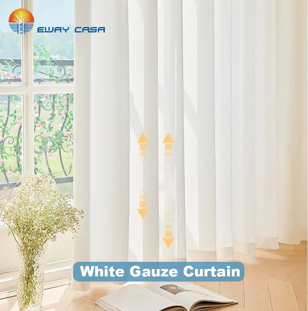 Smart_LED_Curtain_DIY_Light_Multiple_presets white fauze curtain