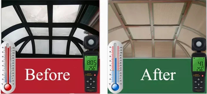 before after mounting skylight blind