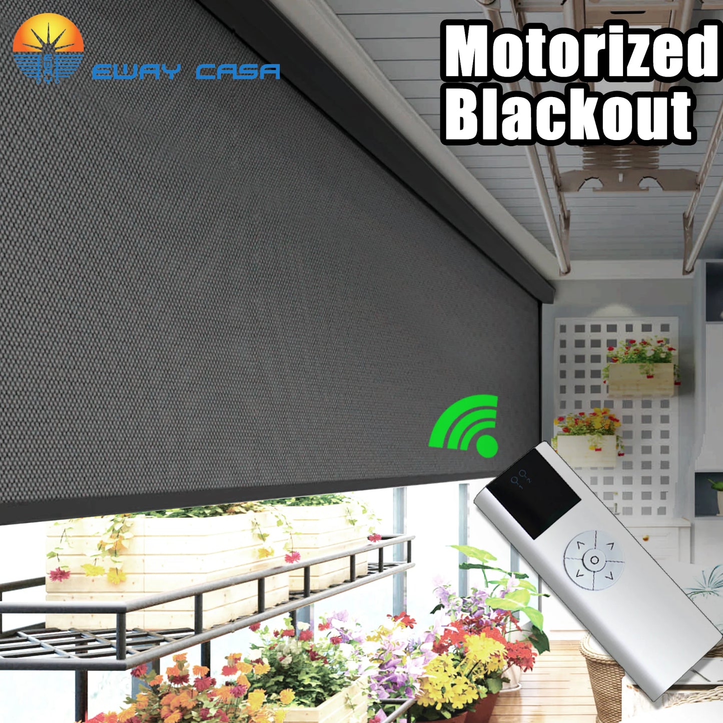 ziptrack outdoors blinds for patio remote controlled