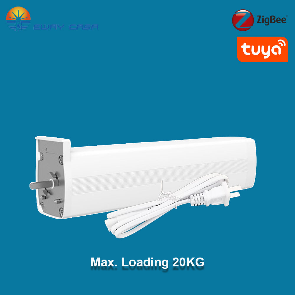 electric telescopic curtain track zigbee TUYA motor