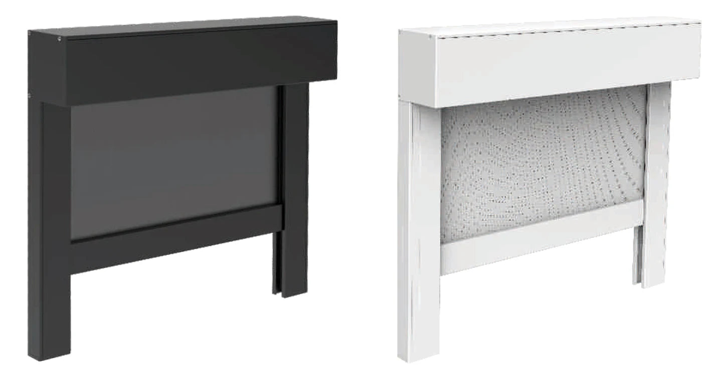 hand push zip track roller blind frame colors