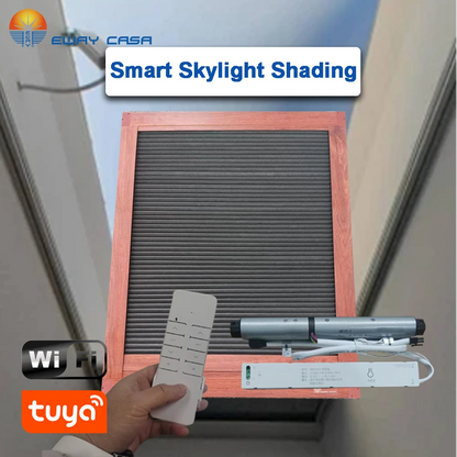 skylight cellular shades plug-in tuya motor system