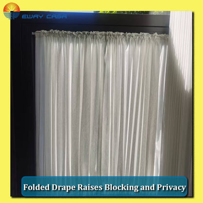 Custom Door Glass Privacy Shades with Decorative Jacquard Fabric Close