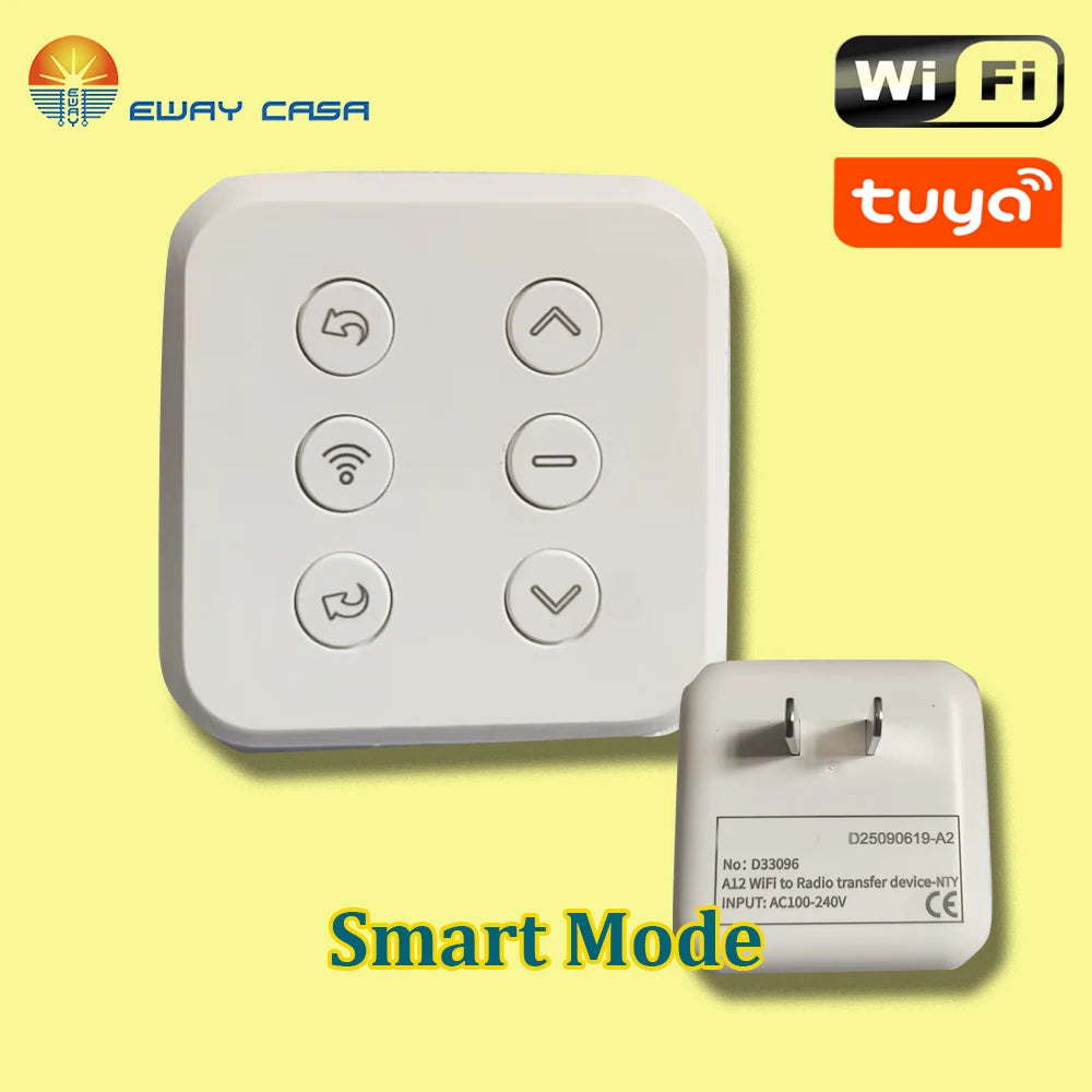 Solar Powered No-Drill Honeycomb Shade for Inward Opening Windows Wifi Tuya Mode