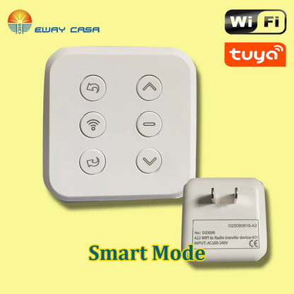Solar Powered No-Drill Honeycomb Shade for Inward Opening Windows Wifi Tuya Mode