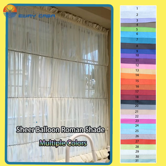 Colorful Balloon Sheer Shades with Better Light Blocking Main Pic.