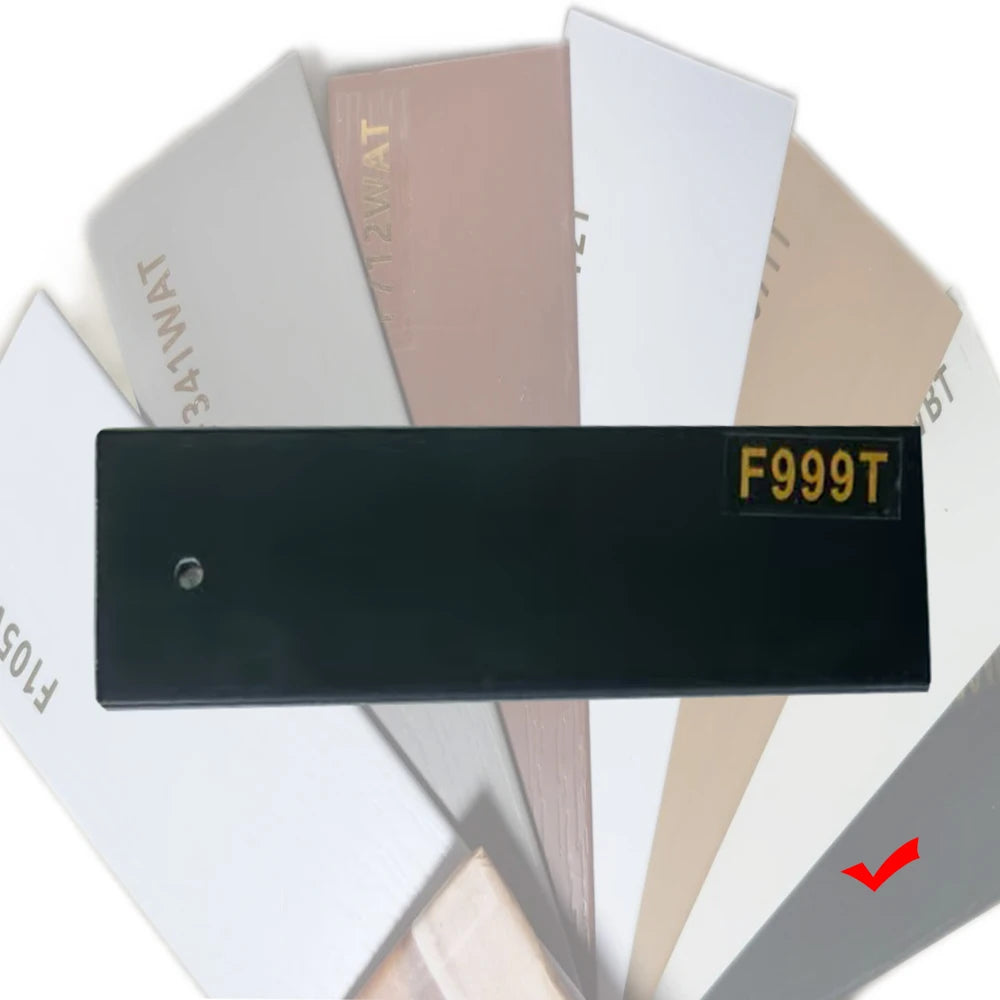 faux wooden blind Cordless control plain black color