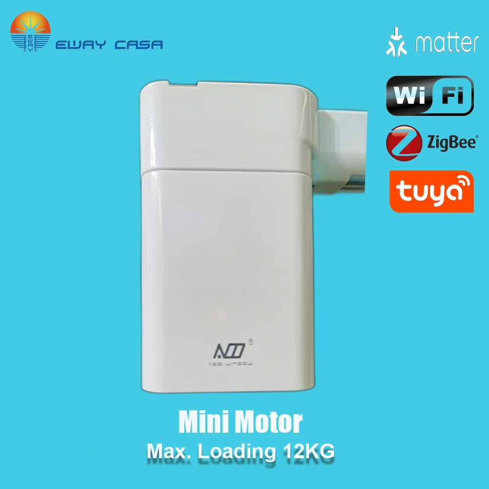 smart electric telescopic curtain track mini motor