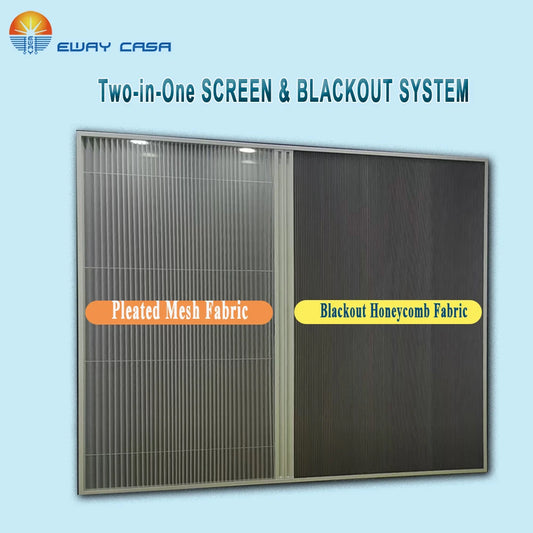 2-in-1 Retractable Fly Screen & Blackout Doors or Windows Main Picture
