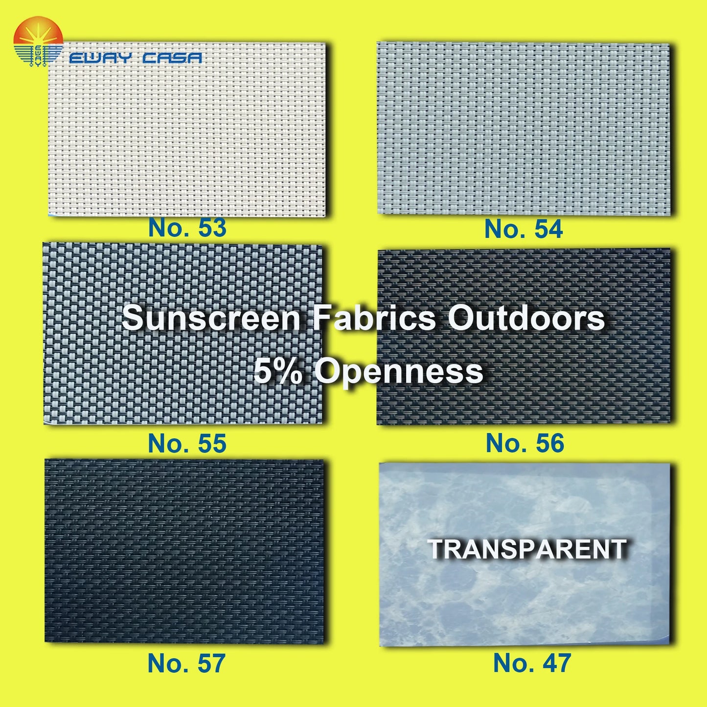 FGS Electric Fabric Canopy Buckles for Outdoors Fabrics 5% Openness