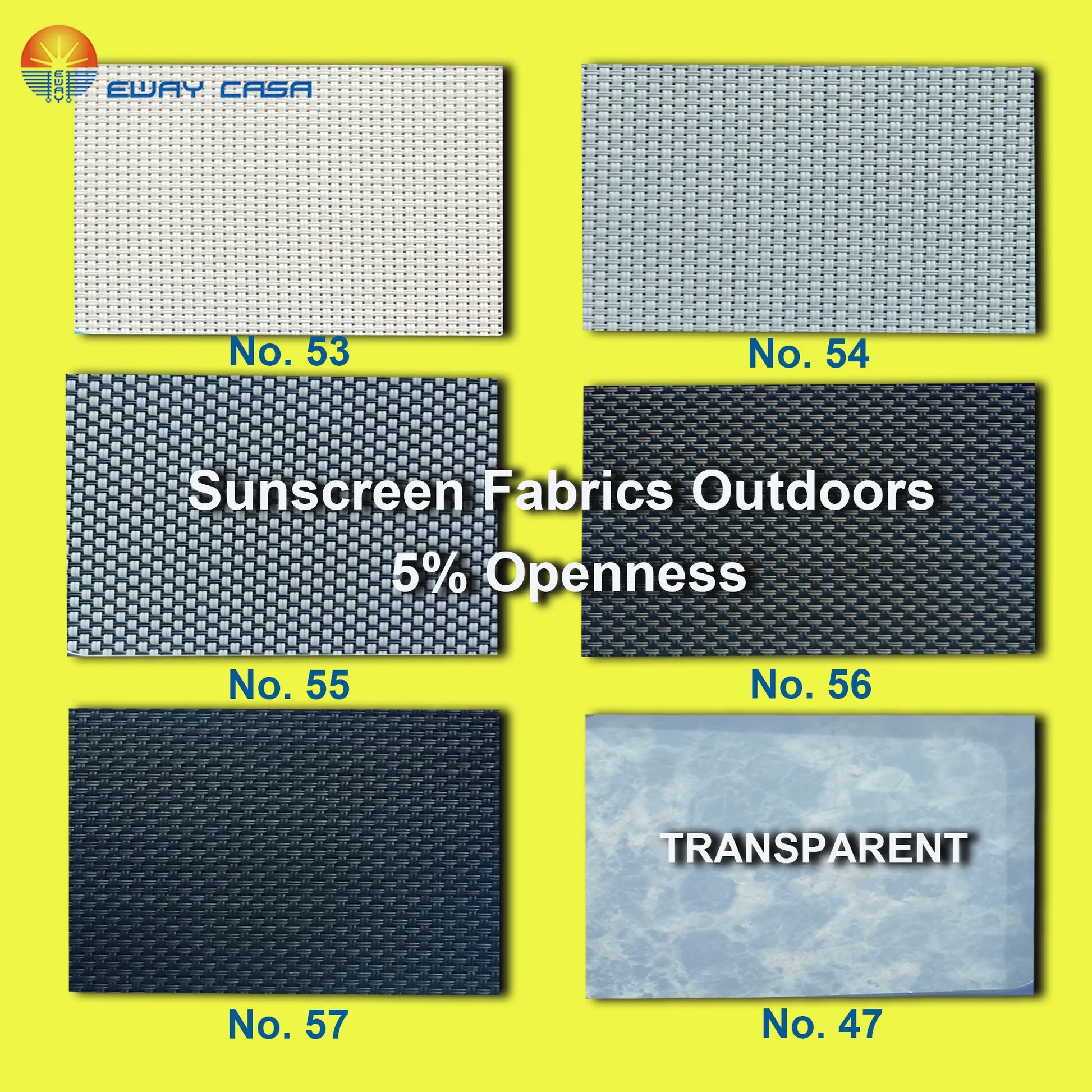 FGS Electric Fabric Canopy Buckles for Outdoors Fabrics 5% Openness