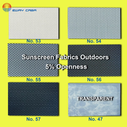 FGS Electric Fabric Canopy Buckles for Outdoors Fabrics 5% Openness