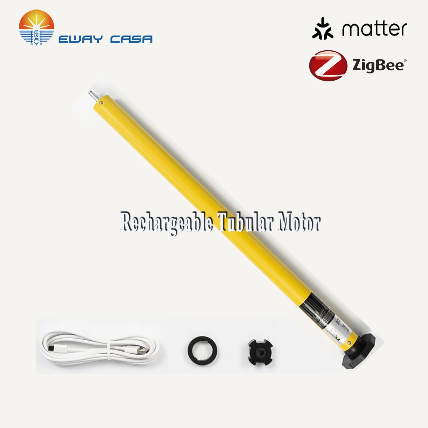 Matter Thread Rechargeable Blind Motors for Smart Home Main Pic.