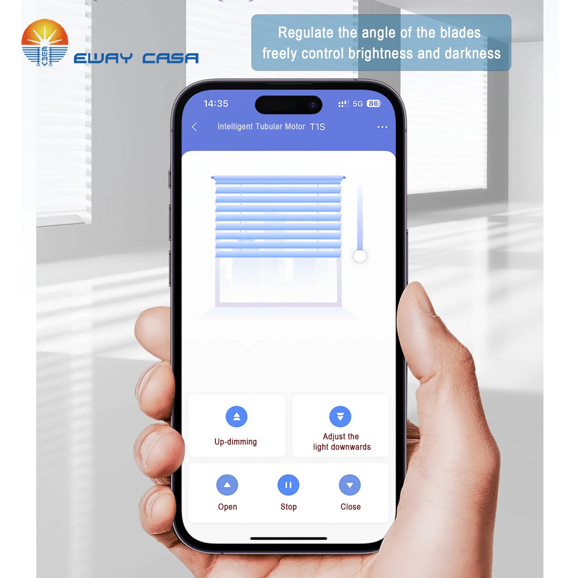 Aqara blind motor app control