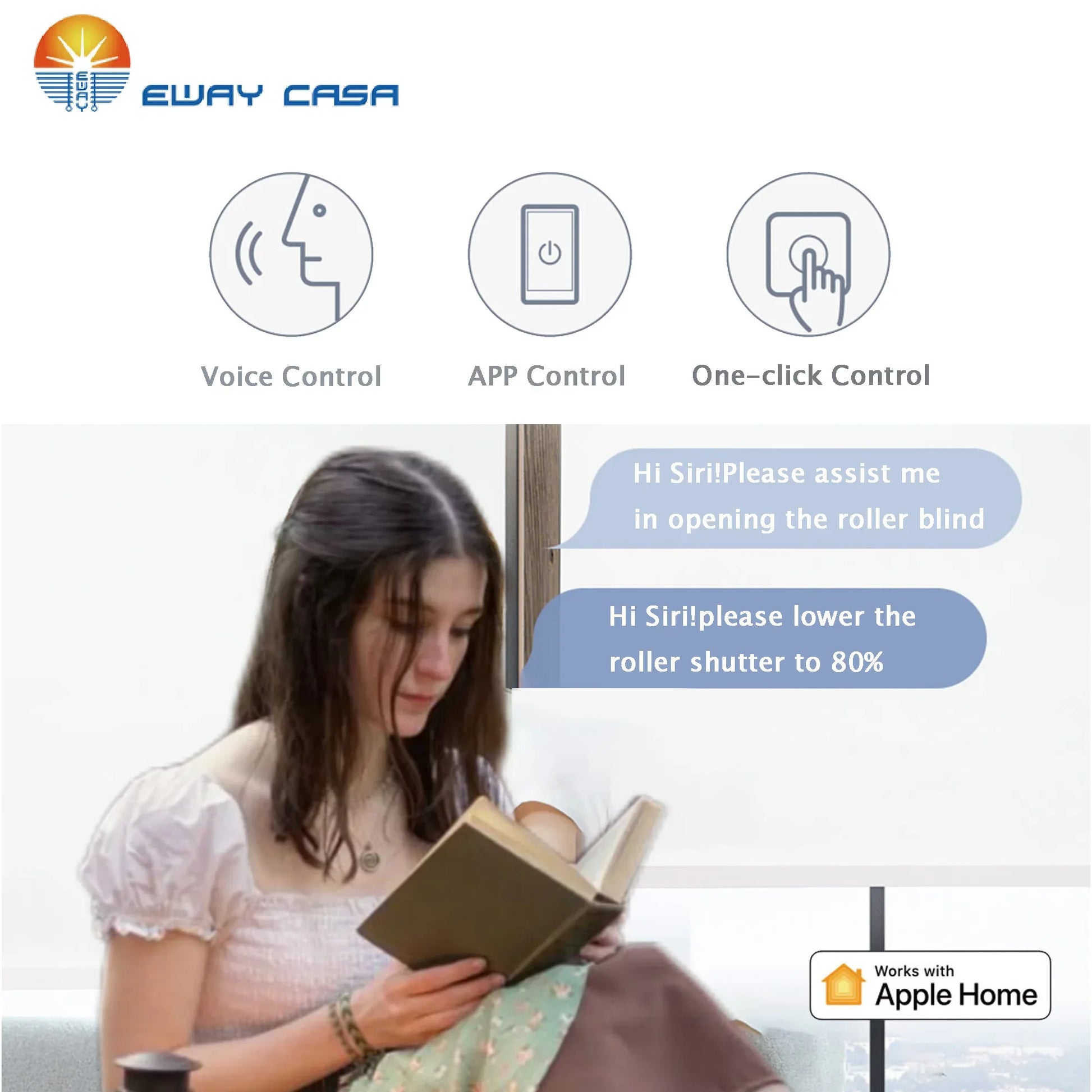 Aqara blind motor voice control