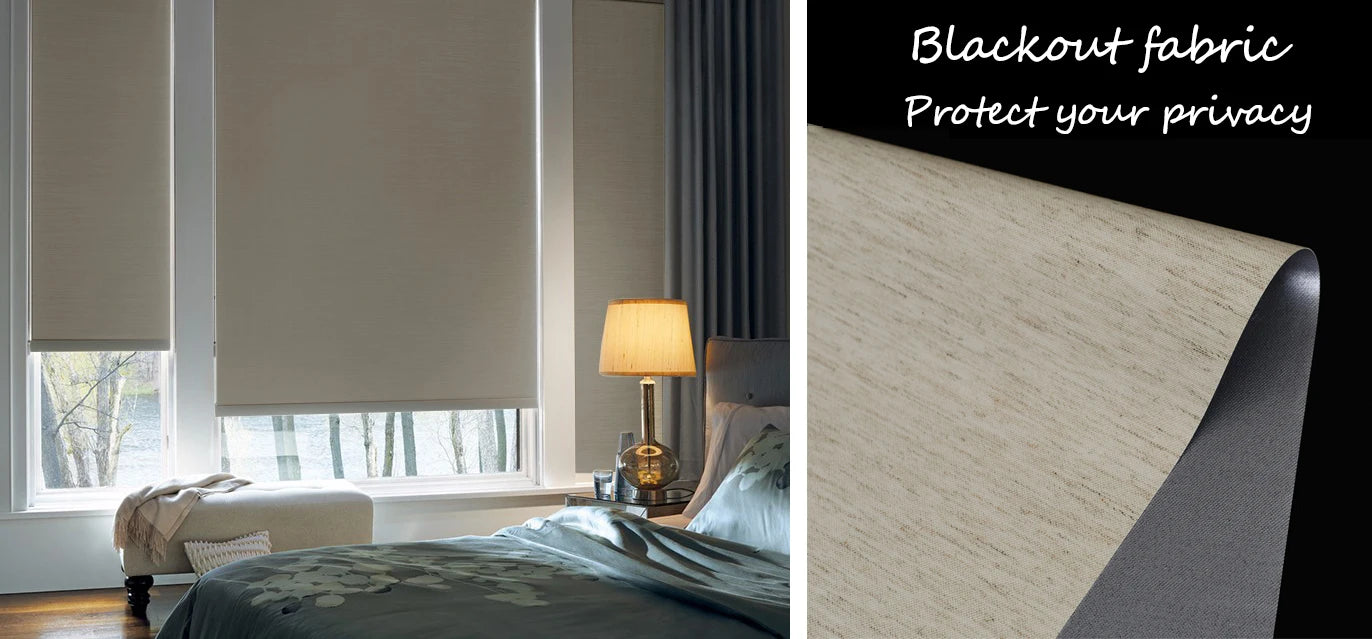 Automatic Blackout Roller Blinds Blackout Fabric
