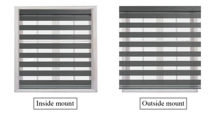 Blinds Inside and Outside Mount