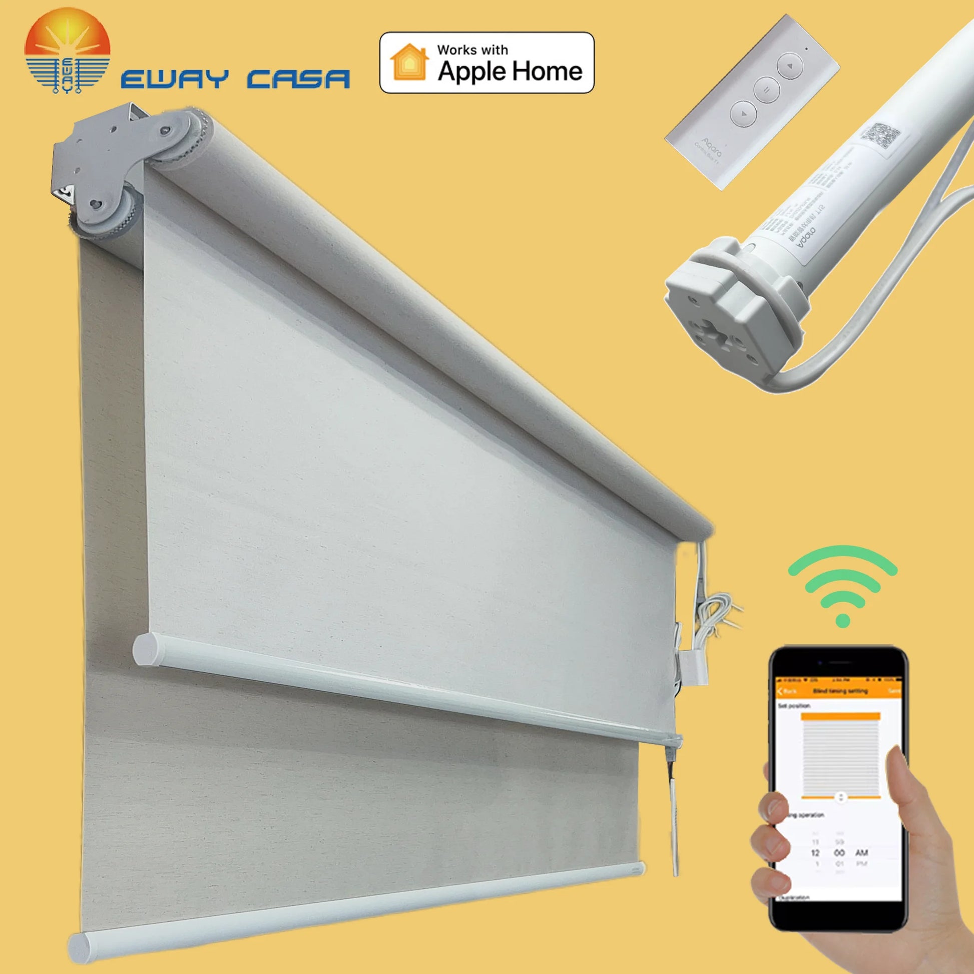 Automatic Blackout Roller Blinds main App control