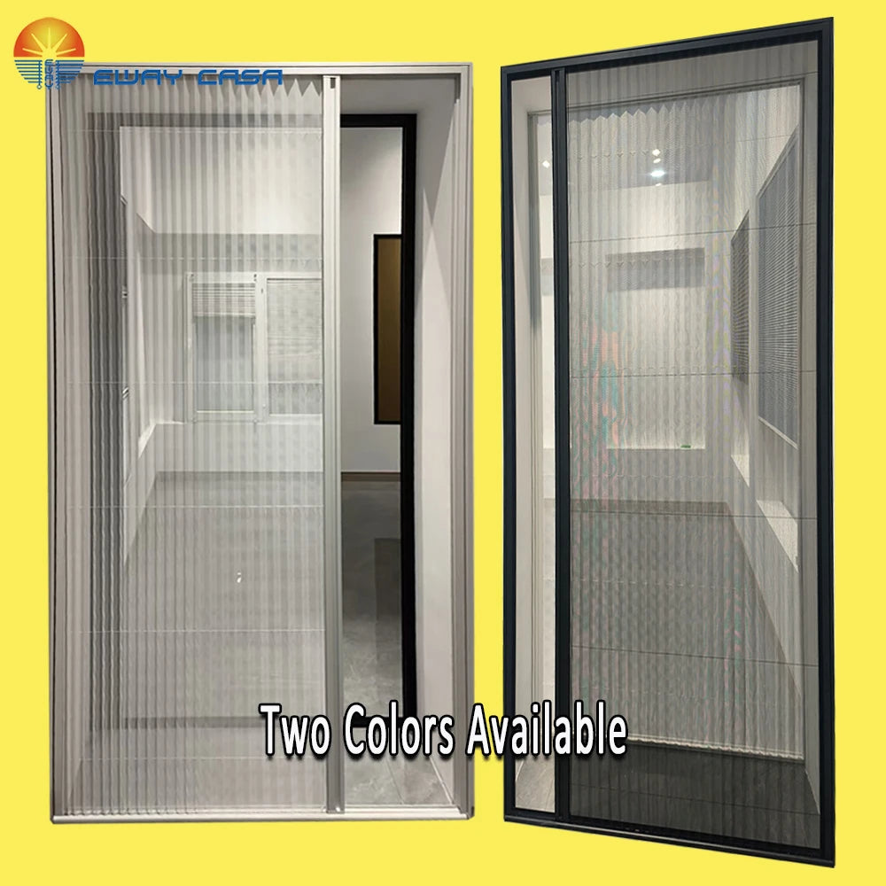 Custom Retractable Fly Screen for Sliding Doors Color Options