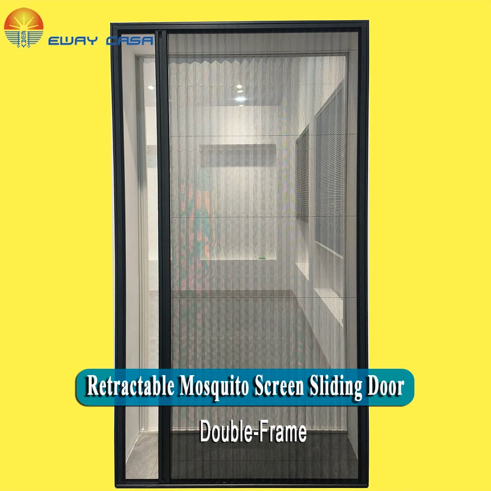 Custom Retractable Fly Screen for Sliding Doors Main Pic. 