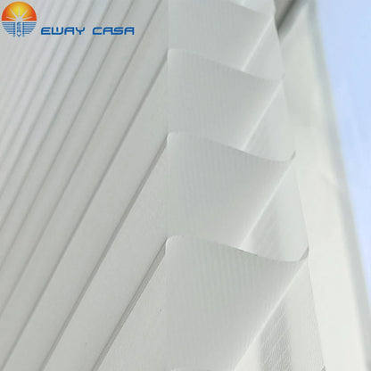EWAY CASA Smart Motorized Shangri-La Blinds Open Louver Details