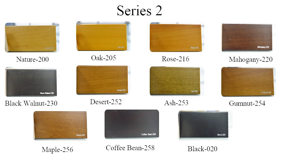 Custom Basswood Plantation Shutters Wood Grain Series