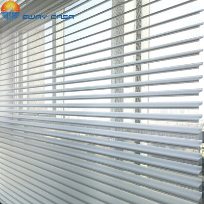 EWAY CASA Smart Motorized Shangri-La Blinds Side View