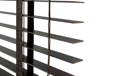 faux wooden blind Cordless control slats