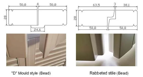 Custom Basswood Plantation Shutters Stiles