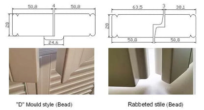 Custom Basswood Plantation Shutters Stiles
