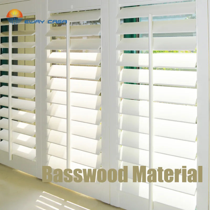 Custom Basswood Plantation Shutters Main Picture