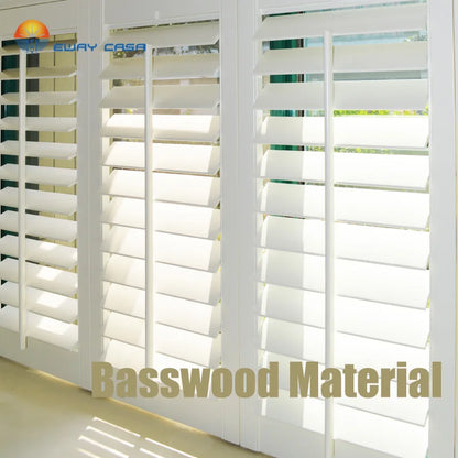 Custom Basswood Plantation Shutters Main Picture