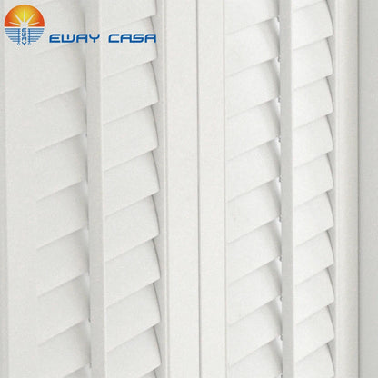plantation shutters sliding folded door close look