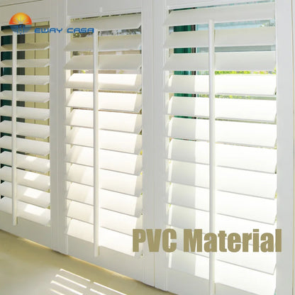 Custom Waterproof PVC Plantation Shutters Main Picture
