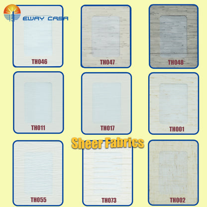 Roman Blind Sheer Fabrics Options