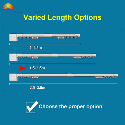 Matter Thread Electric Smart Telescopic Tracks for Curtains Extendable Track Wifi Curtian Motor Smart Home Life MCT-EXT MINI