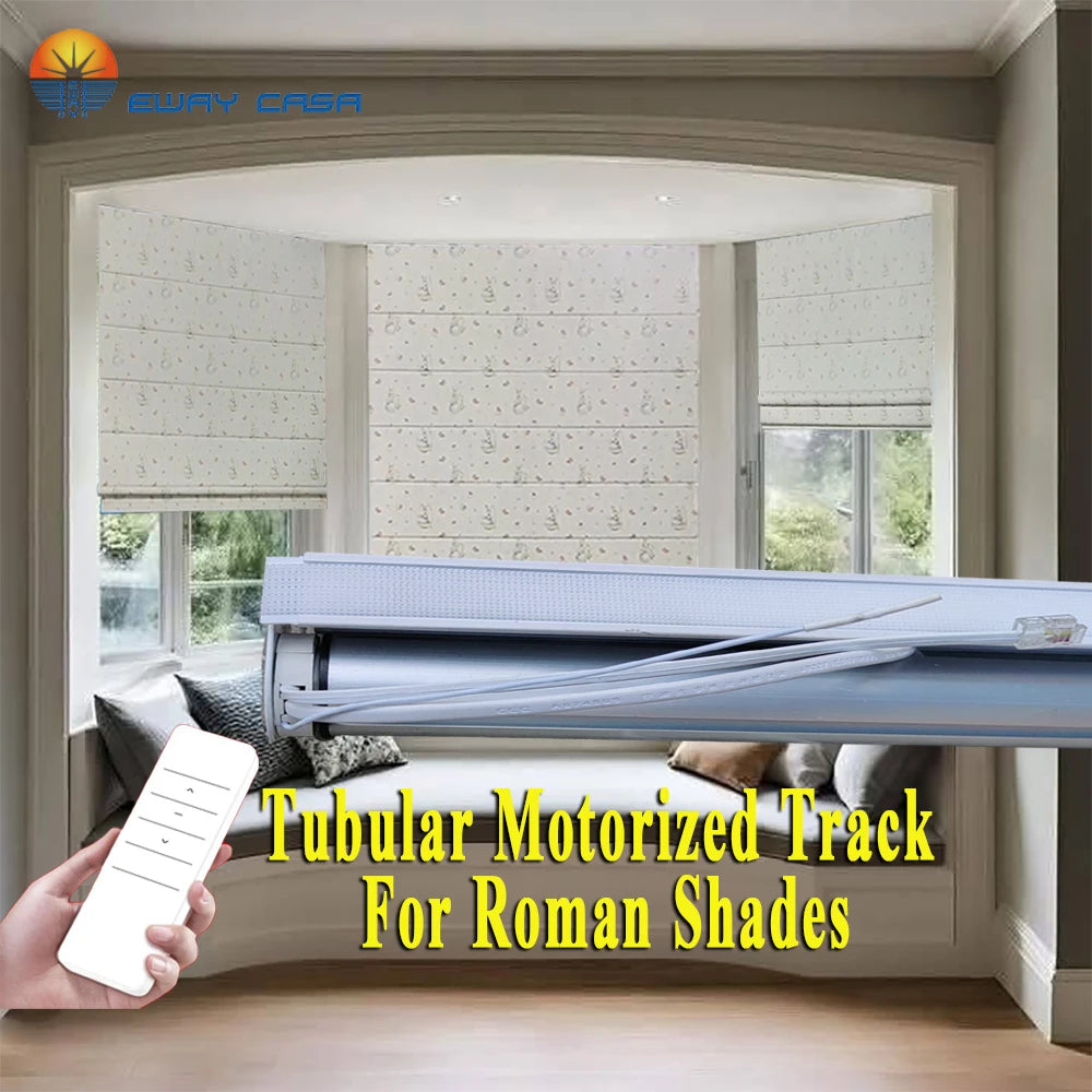 Electric Track for Roman Blinds Main Pic.