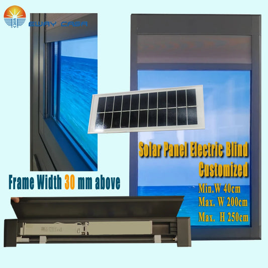 Solar Powered Motorized Honeycomb Shades for Inward-Opening Windows main pic.