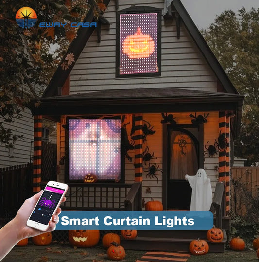 Smart LED Curtain DIY Light Room Decoration Holiday Celebration