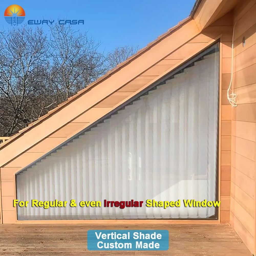 Vertical Window Blinds for irregular shaped windows