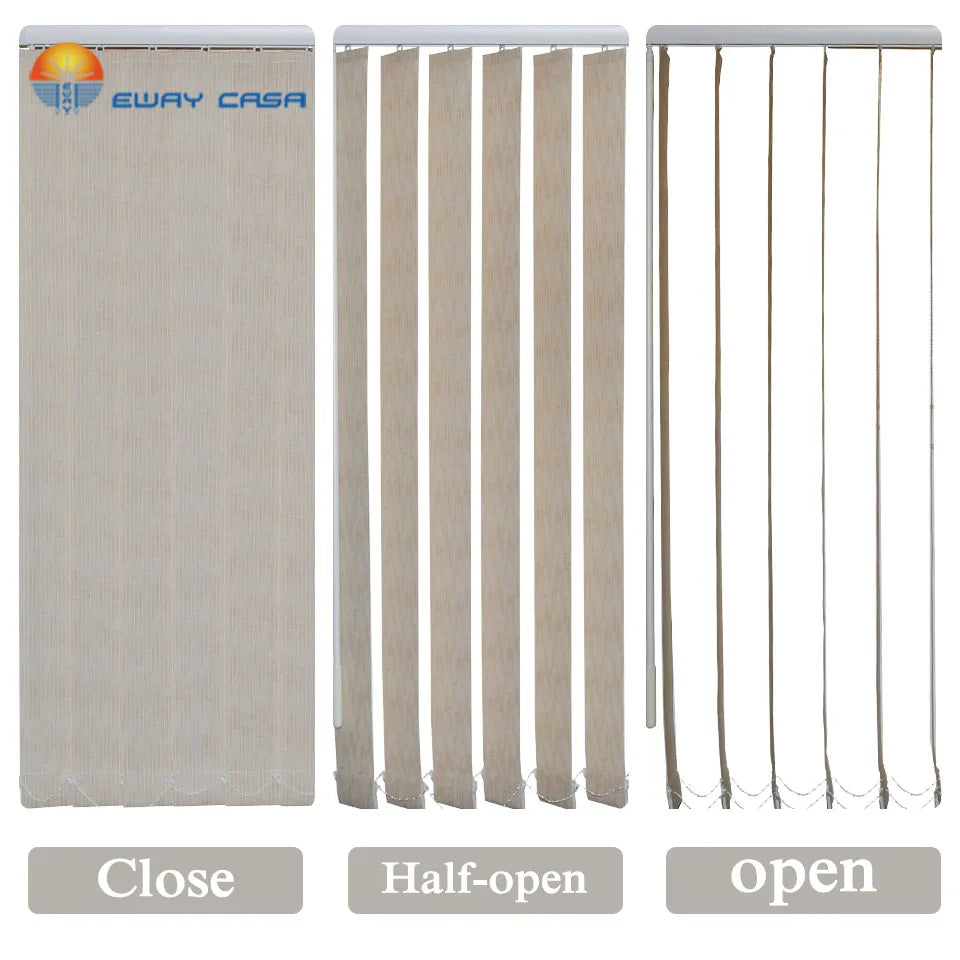 Vertical Window Blinds Slats different angles