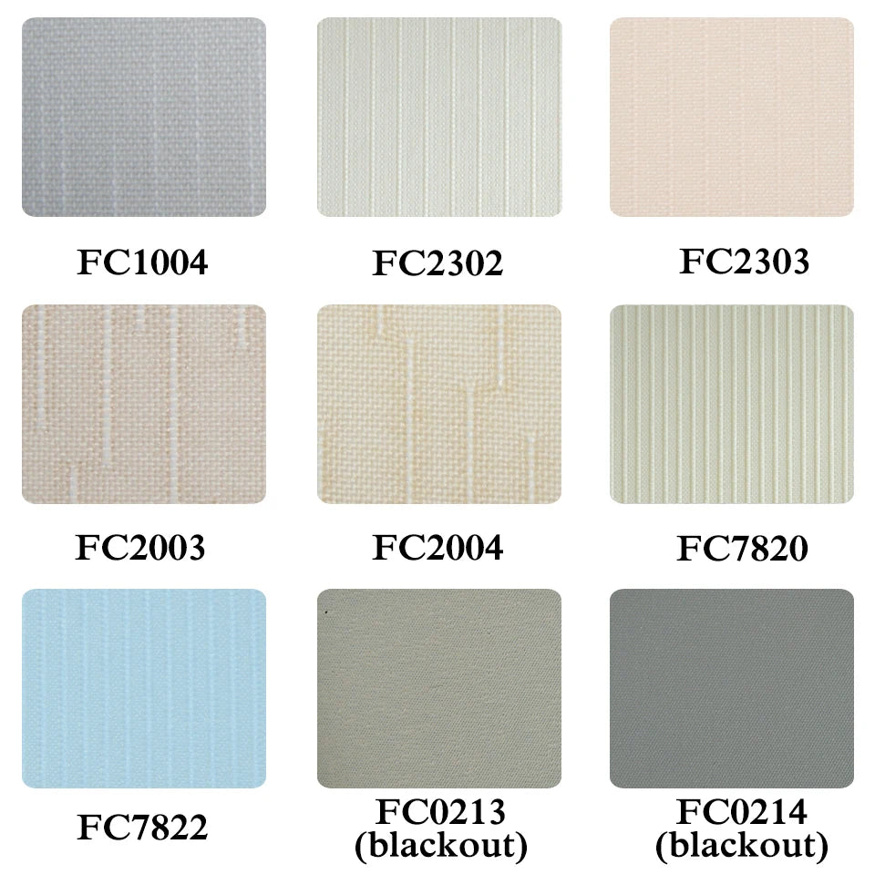 Vertical Window Blinds slat colors