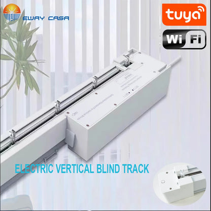 Vertical Window Blinds, motorized track wifi tuya novo