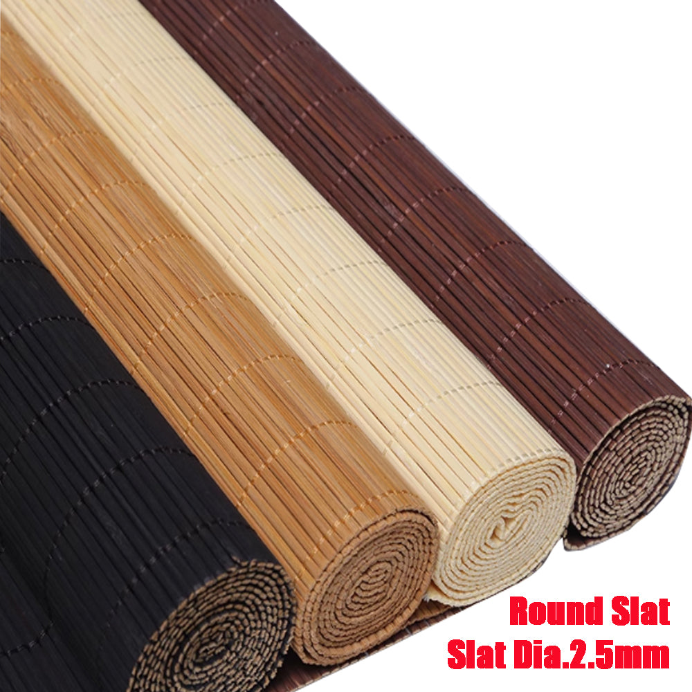 bamboo shade light filtering 4 color options 2.5mm
