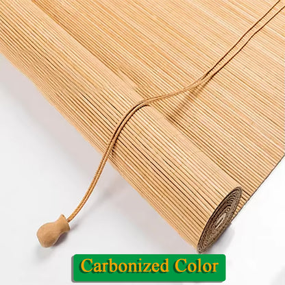 bamboo shade light filtering carbonized color 2.5mm