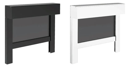 ziptrack blinds frames white grey