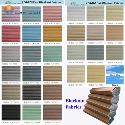 cellular shades blackout colors